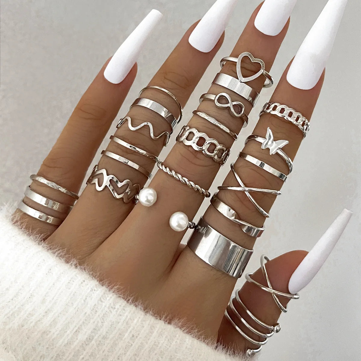 Set de Bagues Femme Élégantes