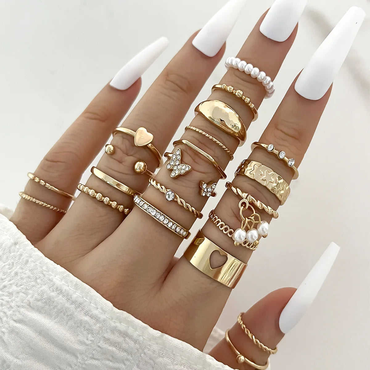 Set de Bagues Femme Élégantes