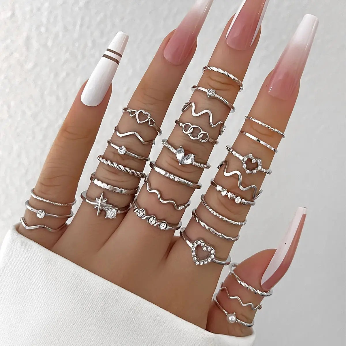 Set de Bagues Femme Élégantes