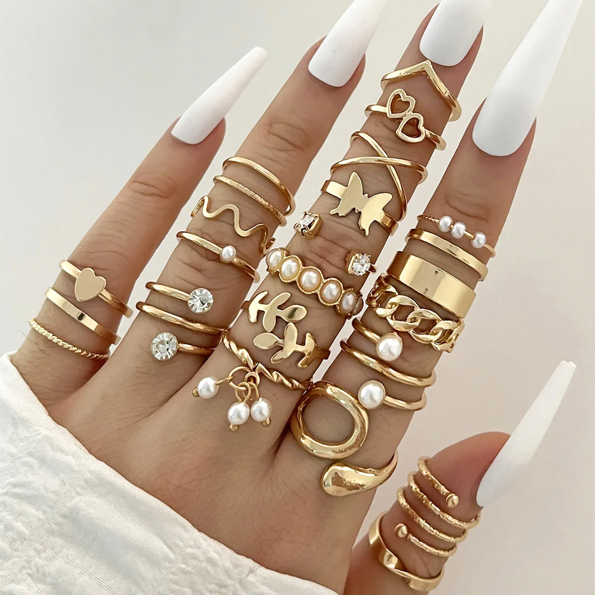 Set de Bagues Femme Élégantes