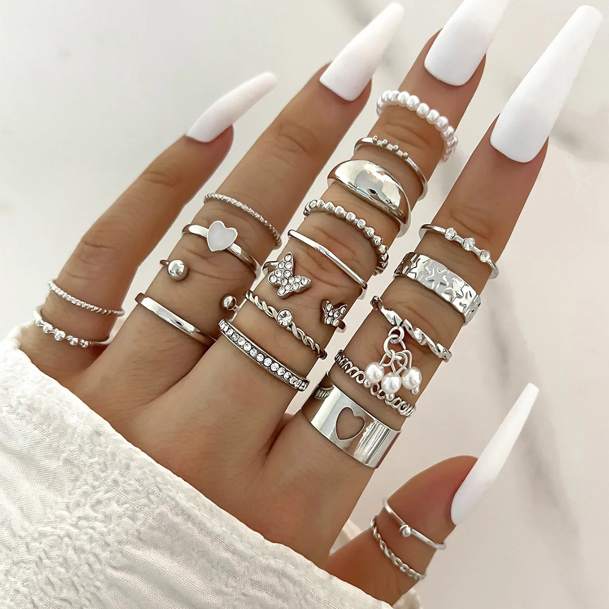 Set de Bagues Femme Élégantes