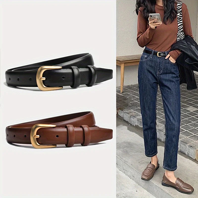 Ceinture noire femme élégante – Mode & quotidien